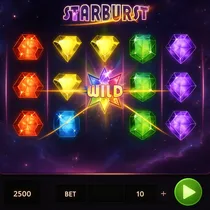 SlotsGem - Starburst Slot Game - NetEnt